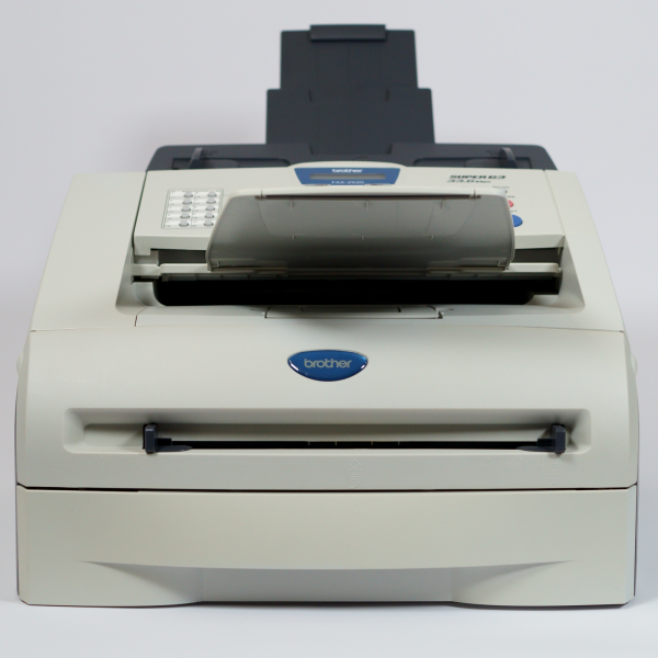 Brother Fax-2920 Laser Faxgerät mit Kopierfunktion, 33.600bps mit Toner & Trommel
